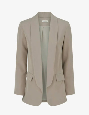 Blazer uni à poches décoratives - Taupe - Premium Everyday Style - product image 1