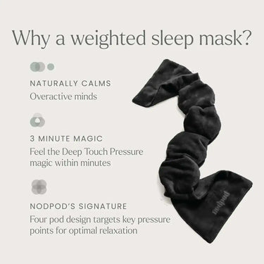 Dual-Temp Weighted Sleep Pod NodPod's Weighted Blanket For Your Eyes - product image 3