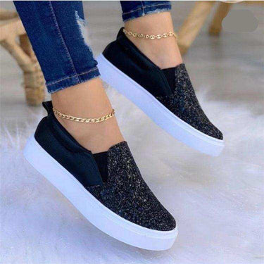 Discreet Shoes The Stardust Platform Slip-On - women’s fashion sneaker at Kickarena