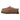Iconic Chestnut UGG Tazz platform mules with red braid detail, trending heavily for casual coffee run outfits and student fashion.