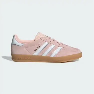 Adidas Gazelle Light Pink Sneakers – Suede & Gum Sole - women’s fashion sneaker at Kickarena
