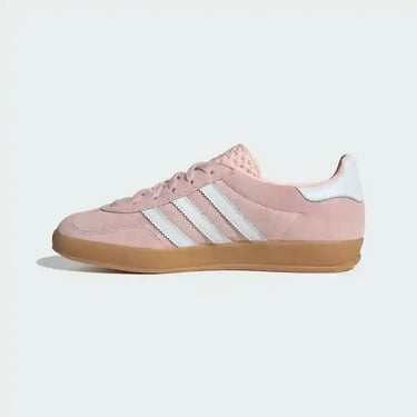 Adidas Gazelle Light Pink Sneakers – Suede & Gum Sole - women’s fashion sneaker at Kickarena