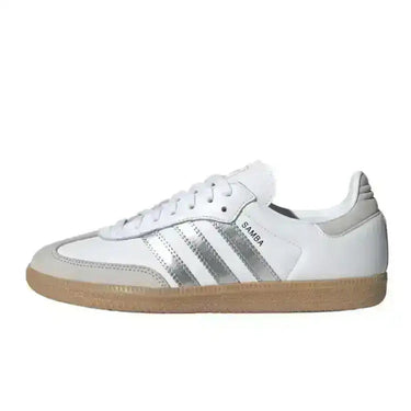 Women's Samba OG White Silver Metallic Grey - Premium Everyday Sneak - product image 1