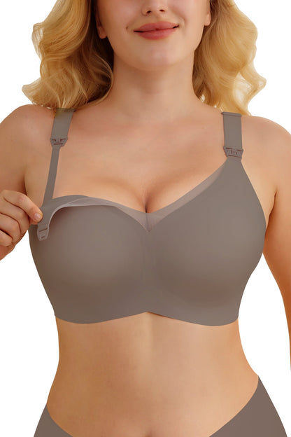 Nursing Bras for Breastfeeding Mesh Lace Seamless Maternity Bra Pregnancy Sleep Wireless Pumping Bralette