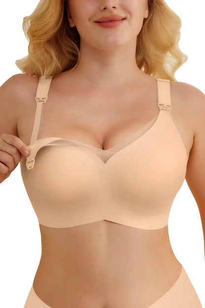 Nursing Bras for Breastfeeding Mesh Lace Seamless Maternity Bra Pregnancy Sleep Wireless Pumping Bralette