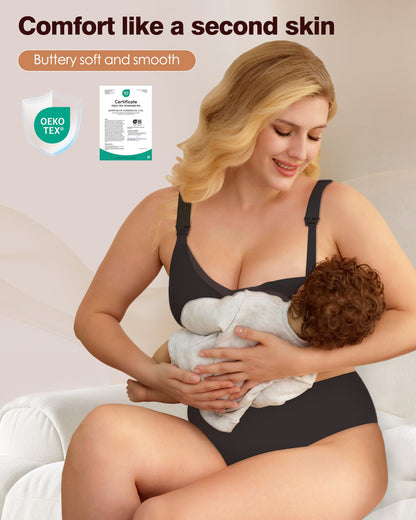 Nursing Bras for Breastfeeding Mesh Lace Seamless Maternity Bra Pregnancy Sleep Wireless Pumping Bralette