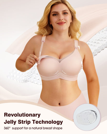 Nursing Bras for Breastfeeding Mesh Lace Seamless Maternity Bra Pregnancy Sleep Wireless Pumping Bralette