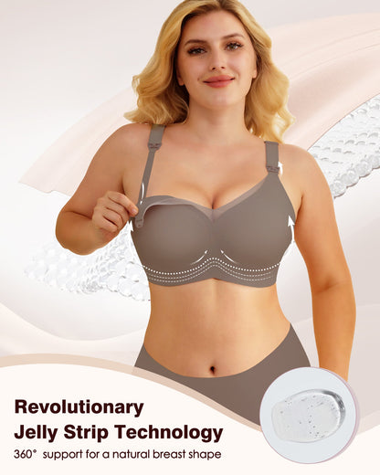 Nursing Bras for Breastfeeding Mesh Lace Seamless Maternity Bra Pregnancy Sleep Wireless Pumping Bralette