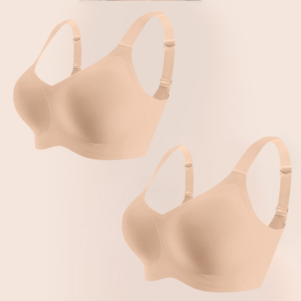 V-Neck Full Cup Seamless Everyday Bra