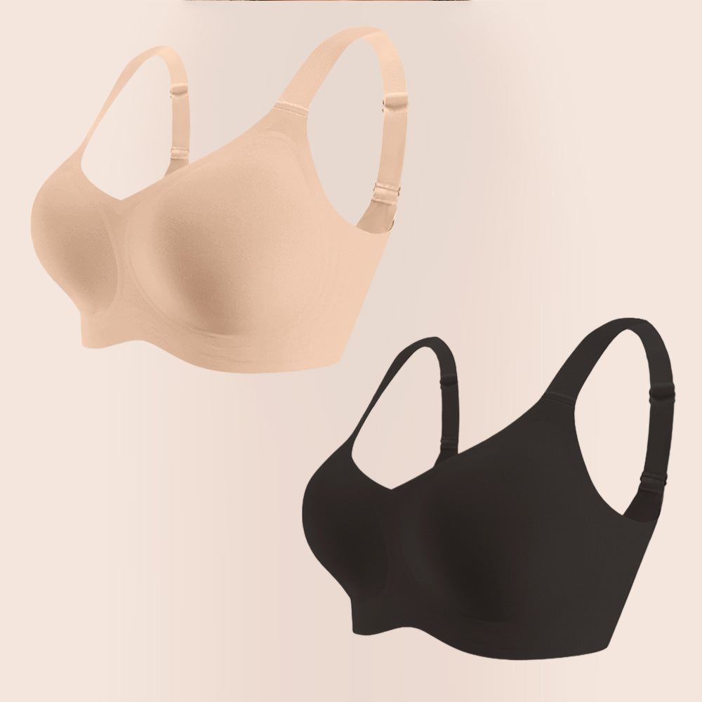 V-Neck Full Cup Seamless Everyday Bra