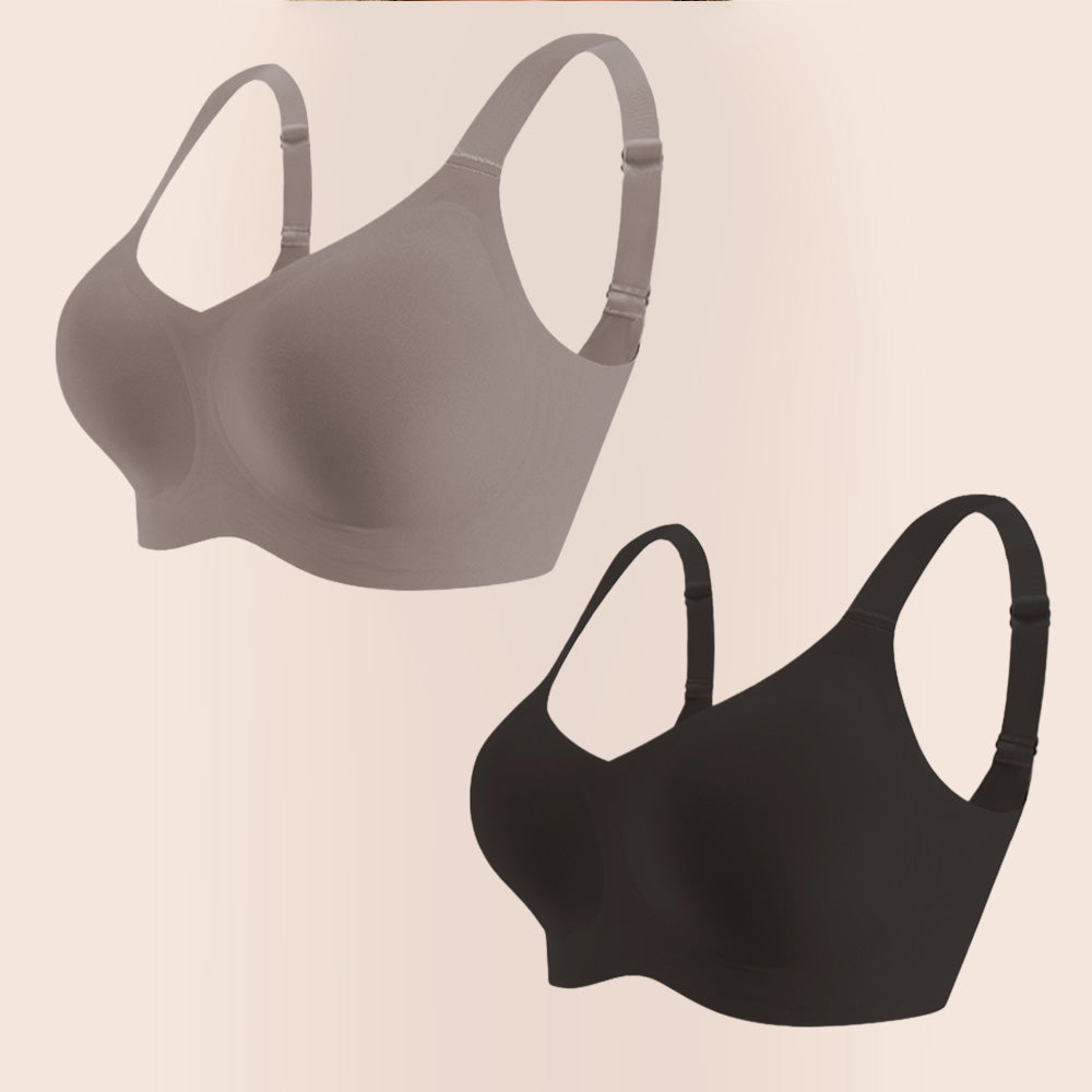 V-Neck Full Cup Seamless Everyday Bra