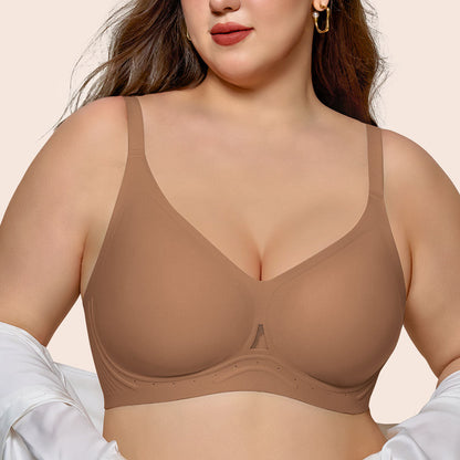 Wirefree Full Coverage Bra - Seamless Breathable Bralette for All-Day Comfort