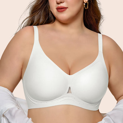 Womens Wire-Free Full Coverage Bra Seamless Breathable Comfort Bralettes