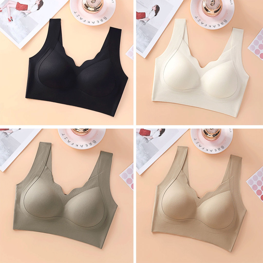 4pcs Seamless Wire-free Push-up Bra (BUY 1 GET 3 FREE)
