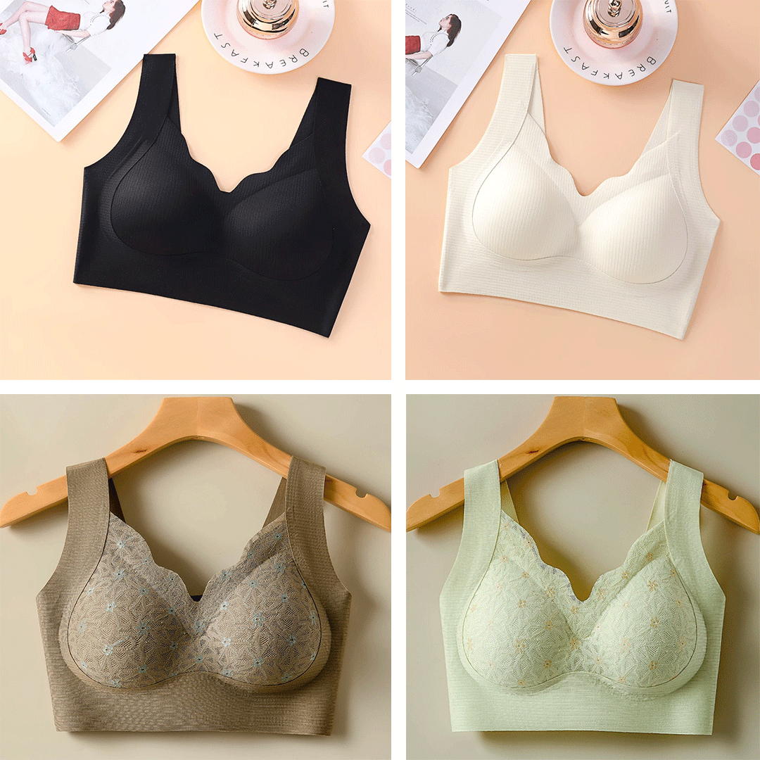 4pcs Seamless Wire-free Push-up Bra (BUY 1 GET 3 FREE)