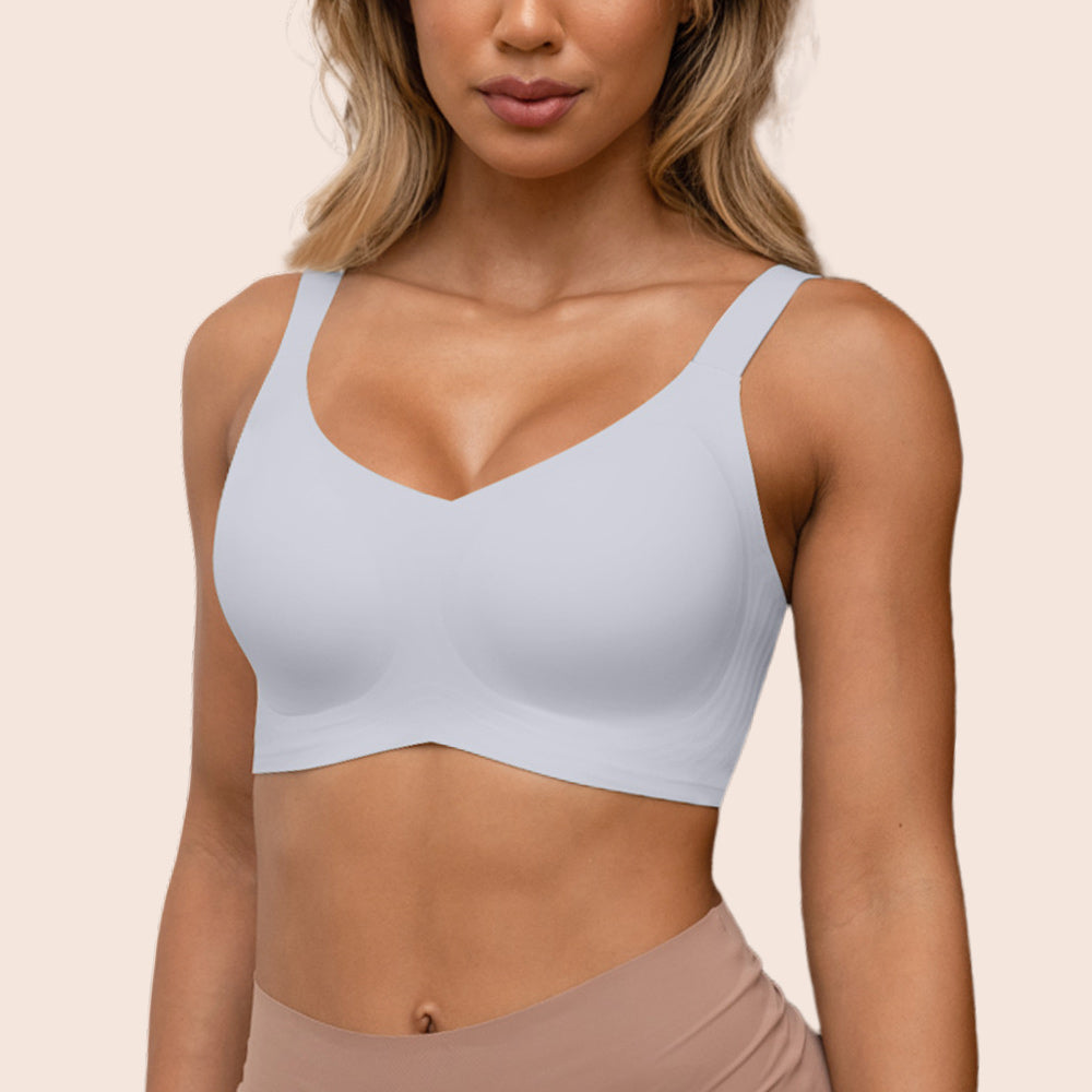 V-Neck Full Cup Seamless Everyday Bra