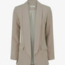 Blazer uni à poches décoratives - Taupe - Premium Everyday Style - product image 1