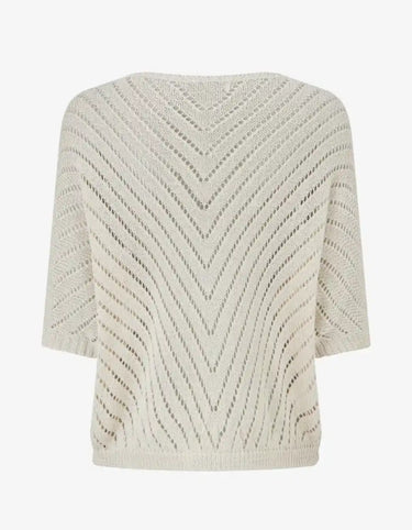 Pull en maille légère à col V - Beige - Premium Everyday Style - product image 2