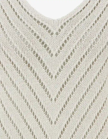 Pull en maille légère à col V - Beige - Premium Everyday Style - product image 3