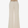 Pantalon droit uni élastiqué - Beige - Premium Everyday Style - product image 1