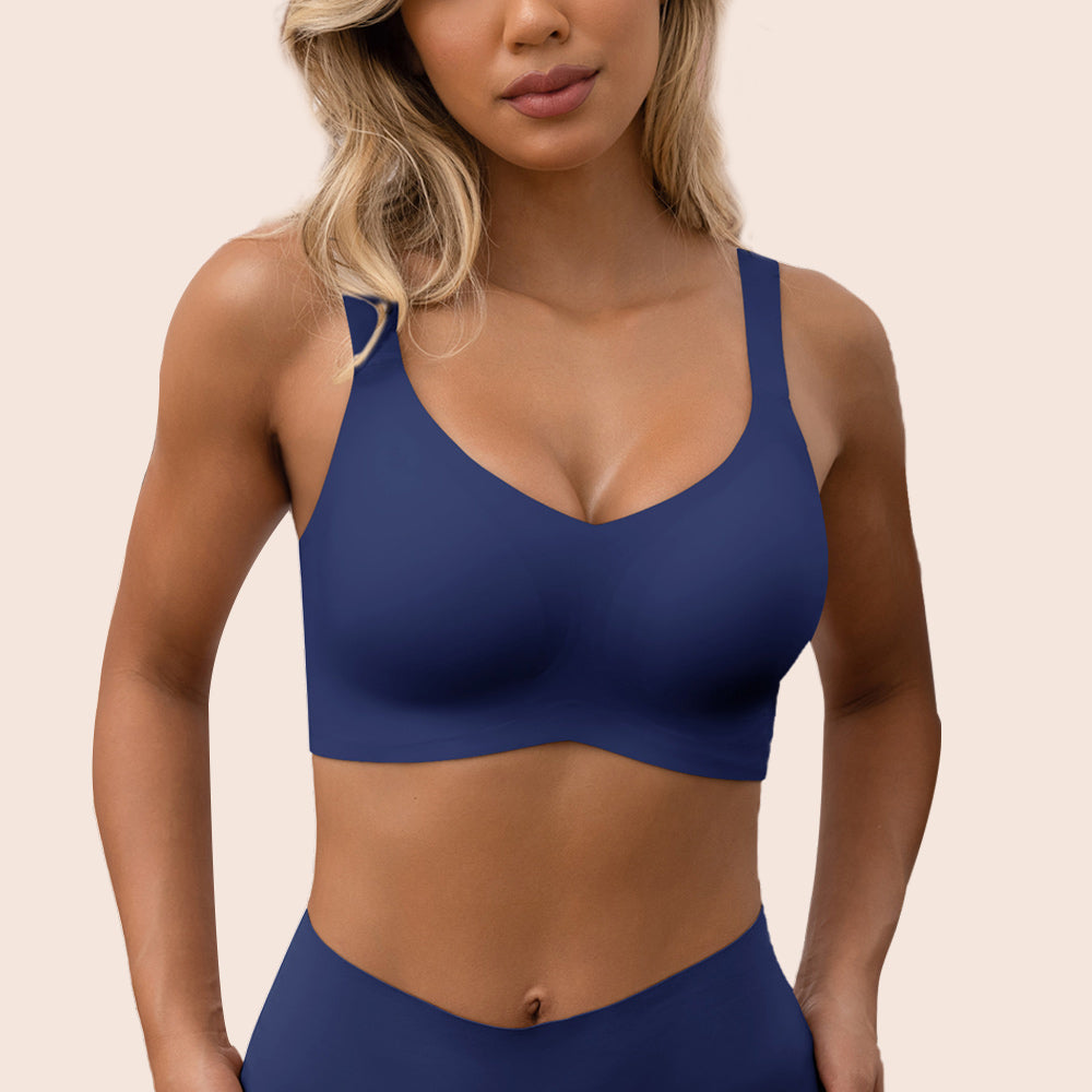 V-Neck Full Cup Seamless Everyday Bra
