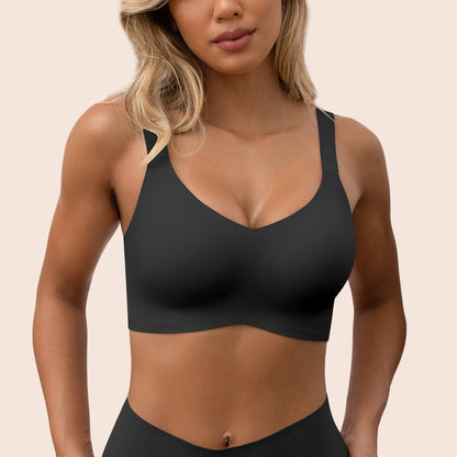 V-Neck Full Cup Seamless Everyday Bra
