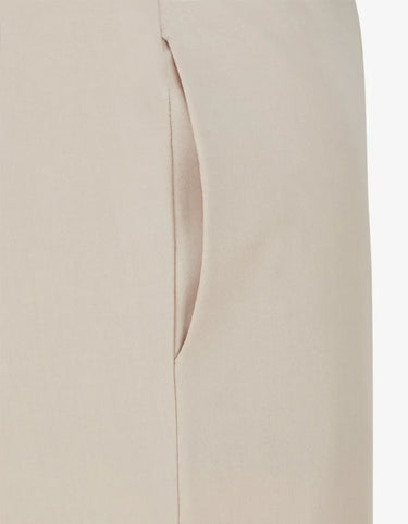 Pantalon droit uni élastiqué - Beige - Premium Everyday Style - product image 3