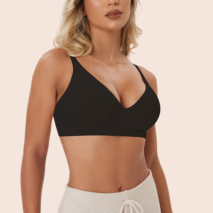 Deep V-neck Seamless  Wireless Everyday Bra