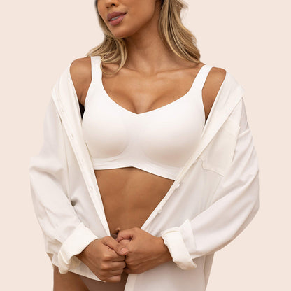 V-Neck Full Cup Seamless Everyday Bra