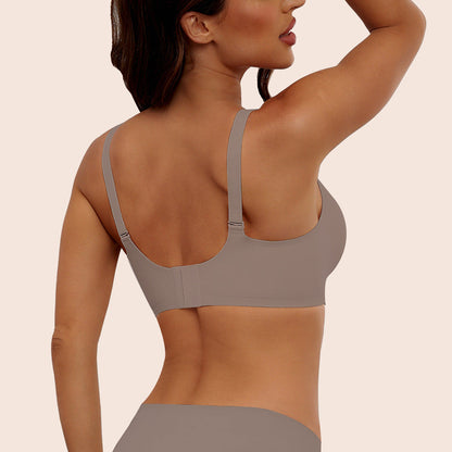 Wave Fashion V-Neck Seamless Full Coverage Bra