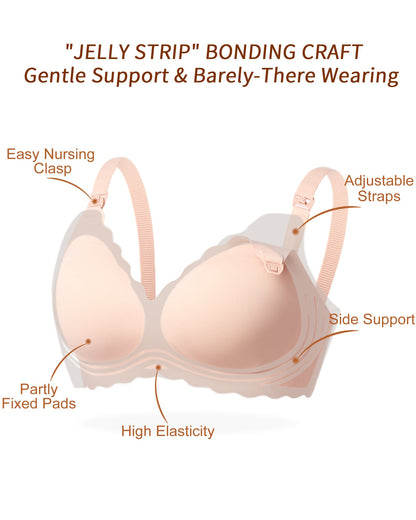 Wave Seamless Comfortable Maternity Nursing Bra