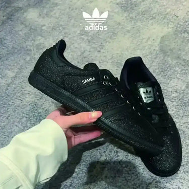 Adidas Samba Shine Triple Black – Limited Sparkle Edition - women’s fashion sneaker at Kickarena