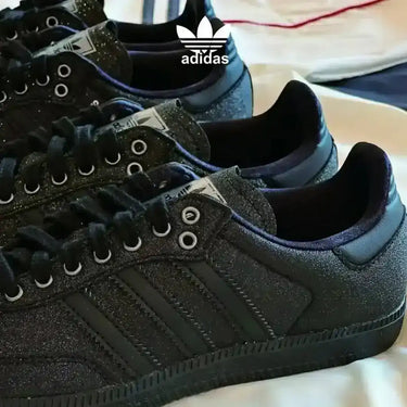 Adidas Samba Shine Triple Black – Limited Sparkle Edition - women’s fashion sneaker at Kickarena