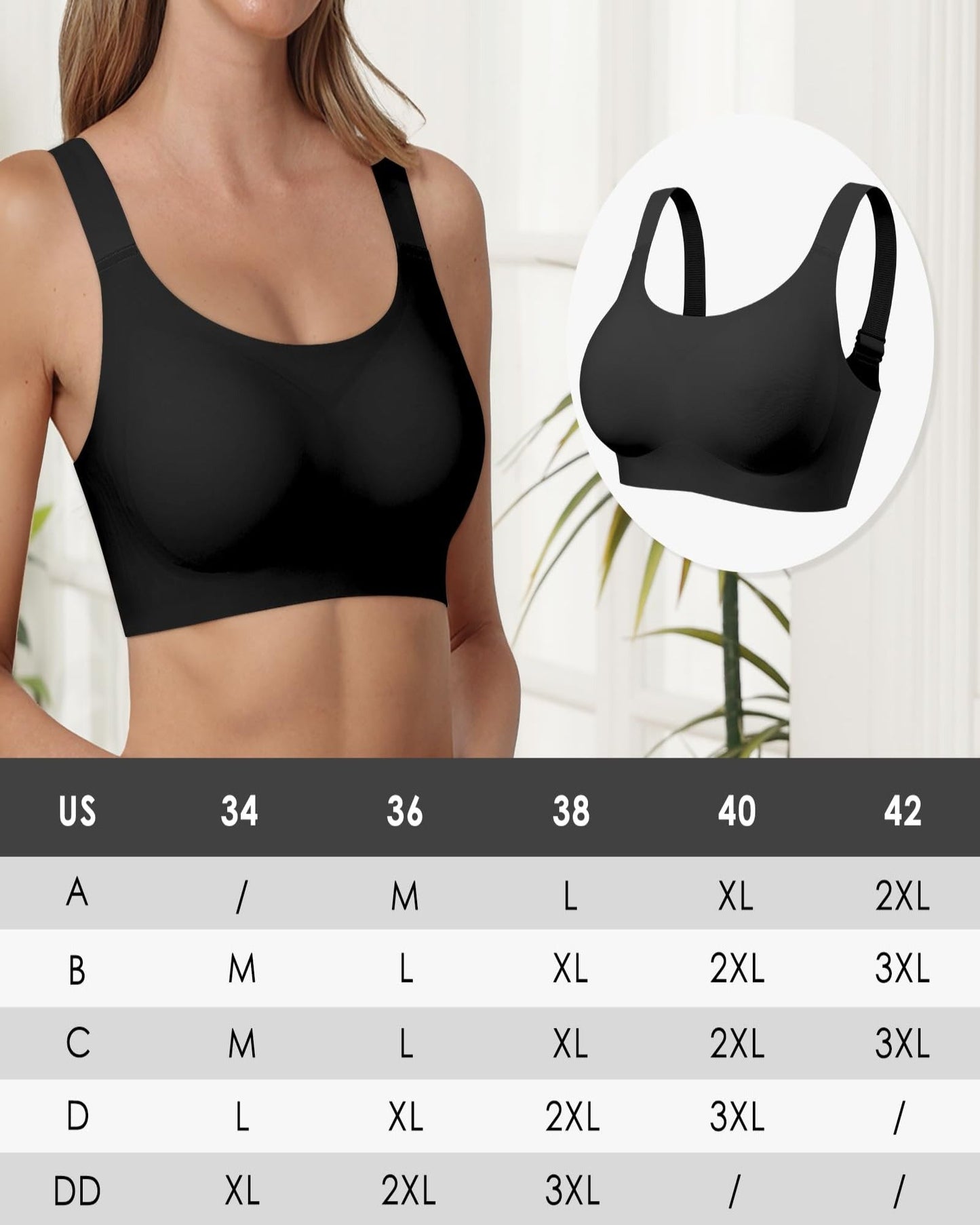 Wireless Longline Full Coverage Bras