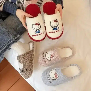Hello Kitty Women’s Fuzzy Thermal Slippers - Premium Everyday Style - product image 3