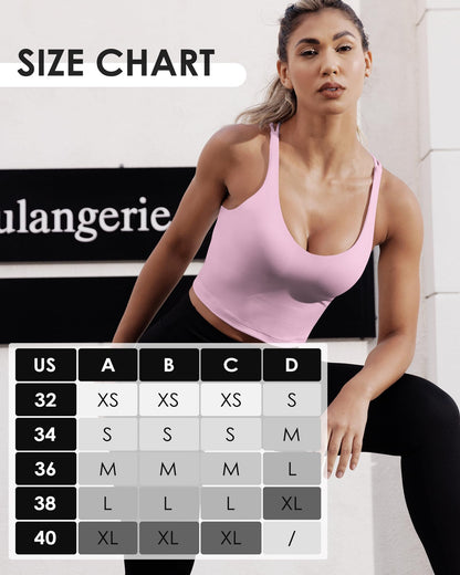 Workout Tank Tops with Built in Bra