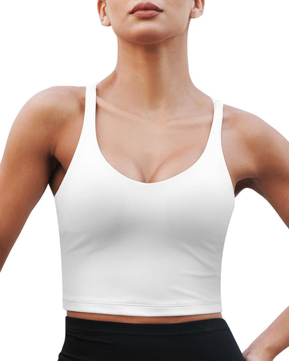 Workout Tank Tops with Built in Bra