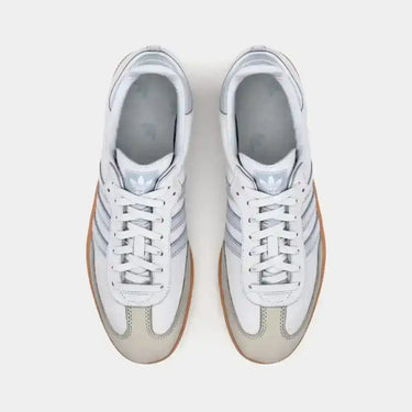Adidas Samba OG White Silver Metallic Grey | Classic Premium Edition - women’s fashion sneaker at Kickarena