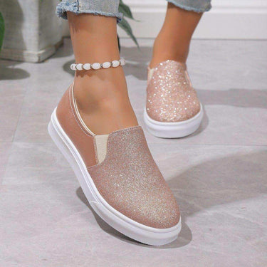 Discreet Shoes The Stardust Platform Slip-On - women’s fashion sneaker at Kickarena