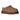 Women's UGG Tazz suede clogs in brown with embroidered braid, perfect for cozy autumn vibes and comfortable daily walking style.