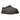Sleek dark grey UGG Tazz mule slippers with platform bottom, ideal for elevating simple leggings and oversized hoodie outfits instantly.