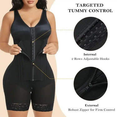 The Royal Contour Bodysuit Pro-Grade Colombian Faja: Zipper Crotch E - product image 3